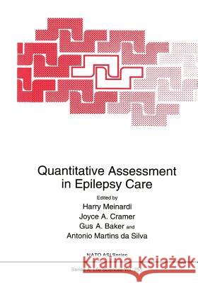 Quantitative Assessment in Epilepsy Care Harry Meinardi Joyce A Gus A 9781461363026 Springer