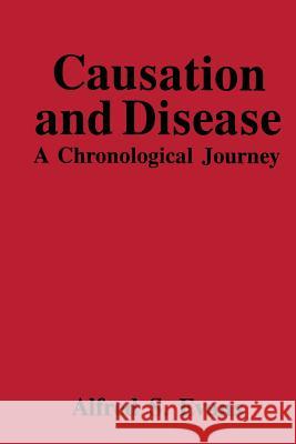 Causation and Disease: A Chronological Journey Evans 9781461363187