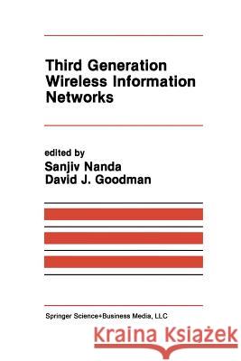 Third Generation Wireless Information Networks  9781461367949 Springer