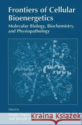 Frontiers of Cellular Bioenergetics: Molecular Biology, Biochemistry, and Physiopathology Papa, S. 9781461371960 Springer