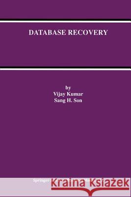 Database Recovery Vijay Kumar Sang Hyuk Son 9781461376095 Springer