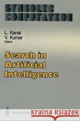 Search in Artificial Intelligence Leveen Kanal Vipin Kumar 9781461387909 Springer