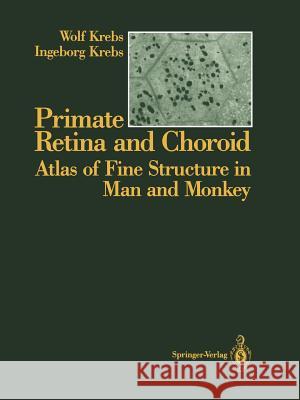 Primate Retina and Choroid: Atlas of Fine Structure in Man and Monkey Krebs, Wolf 9781461390978 Springer
