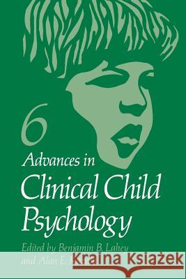 Advances in Clinical Child Psychology Benjamin Lahey 9781461398165