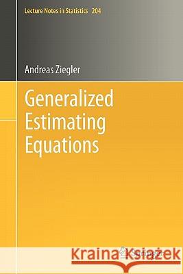 Generalized Estimating Equations Andreas Ziegler 9781461404989