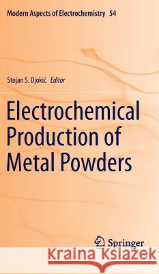 Electrochemical Production of Metal Powders Stojan Djoki 9781461423799 Springer