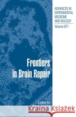 Frontiers in Brain Repair Rahul Jandial 9781461425762 Springer