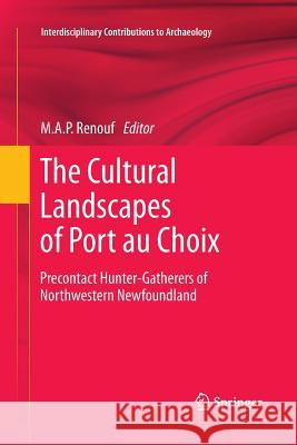 The Cultural Landscapes of Port Au Choix: Precontact Hunter-Gatherers of Northwestern Newfoundland Renouf, M. A. P. 9781461428541 Springer