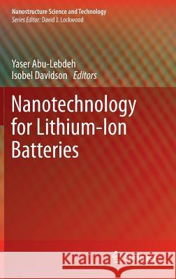 Nanotechnology for Lithium-Ion Batteries Yaser Abu-Lebdeh Isobel Davidson 9781461446040 Springer