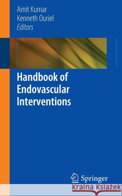 Handbook of Endovascular Interventions Amit Kumar 9781461450122
