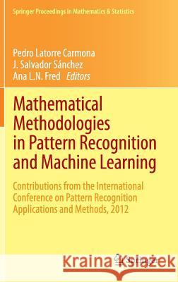 Mathematical Methodologies in Pattern Recognition and Machine Learning: Contributions from the International Conference on Pattern Recognition Applica Latorre Carmona, Pedro 9781461450757 Springer