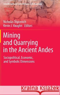 Mining and Quarrying in the Ancient Andes: Sociopolitical, Economic, and Symbolic Dimensions Tripcevich, Nicholas 9781461451990 Springer