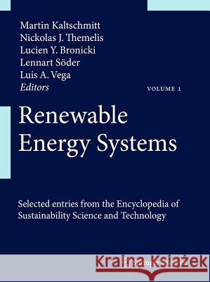 Renewable Energy Systems Martin Kaltschmitt Nickolas J. Themelis Lucien Y. Bronicki 9781461458197