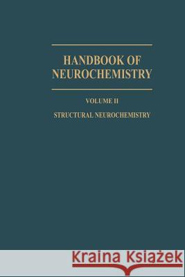 Structural Neurochemistry Abel Lajtha 9781461571599 Springer