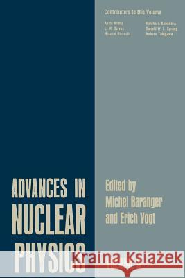 Advances in Nuclear Physics: Volume 5 Baranger, Michel 9781461582335 Springer