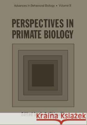 Perspectives in Primate Biology  9781461589921 Springer