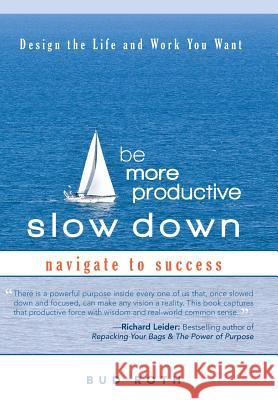 Be More Productive-Slow Down: Design the Life and Work You Want Roth, Bud 9781462018734