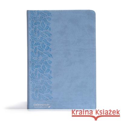 CSB (In)Courage Devotional Bible, Blue Leathertouch Csb Bibles by Holman 9781462785056 Holman Bibles