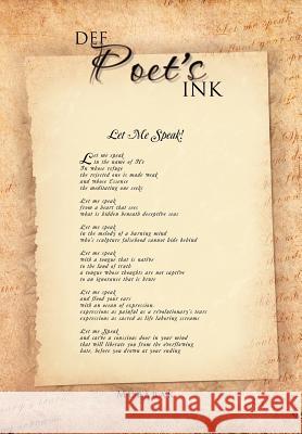 Def Poet's Ink: Let Me Speak! Mubarak 9781462844326