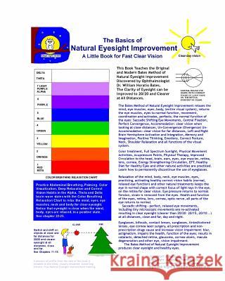 The Basics of Natural Eyesight Improvement - A Little Book For Fast Clear Vision: & Better Eyesight Magazine E-Book (Black & White Edition) Bates, William H. 9781463687090 Createspace