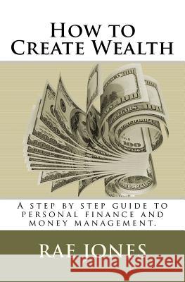 How to Create Wealth Rae Jones 9781463728007 Createspace