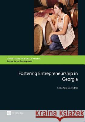 Fostering Entrepreneurship in Georgia Smita Kuriakose 9781464800627 World Bank Publications