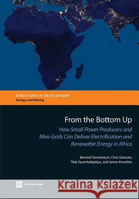 From the Bottom Up: How Small Power Producers and Mini-Grids Can Deliver Electrification and Renewable Energy in Africa Tenenbaum, Bernard 9781464800931