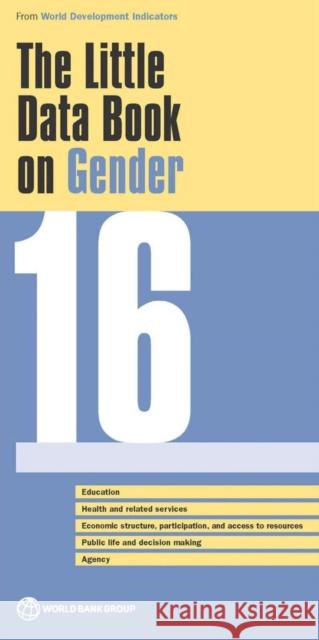 The Little Data Book on Gender 2016 World Bank Group 9781464805561
