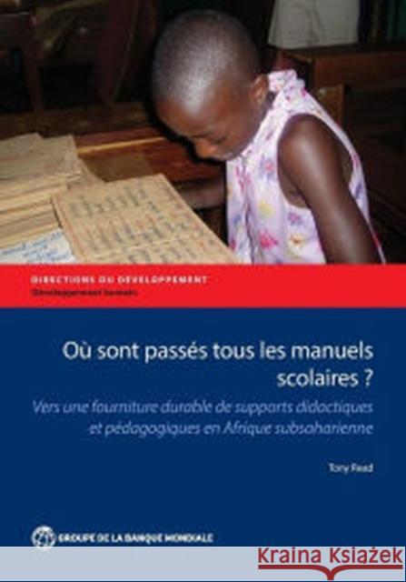 Où sont passés tous les manuels scolaires? Read, Tony 9781464807169