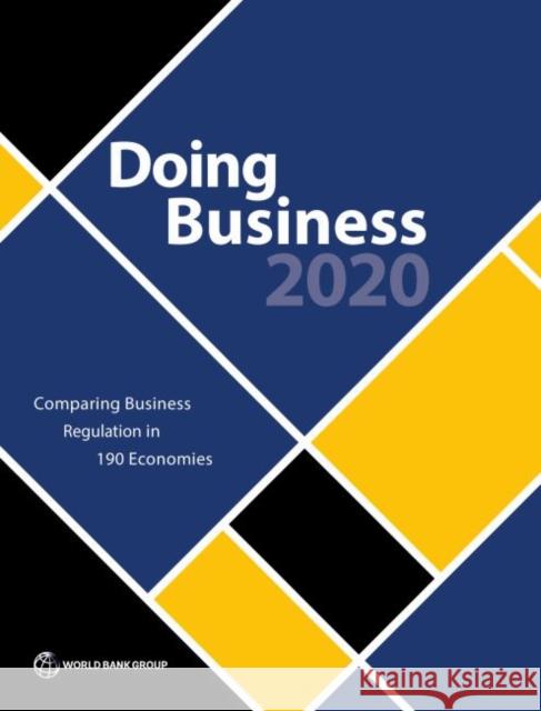 Doing Business 2020 World Bank 9781464814402 World Bank Publications