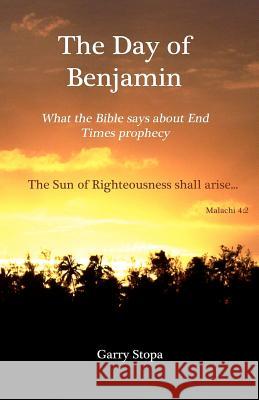 The Day of Benjamin: What the Bible says about End Times Prophecy Stopa, Garry 9781466489356 Createspace