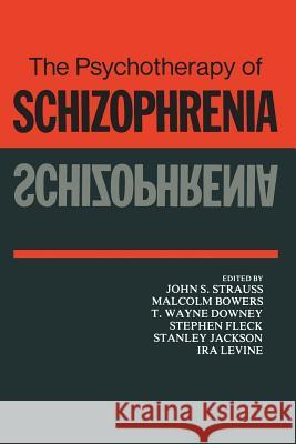 The Psychotherapy of Schizophrenia John S John S. Strauss 9781468437720 Springer