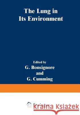 The Lung in Its Environment  9781468439731 Springer