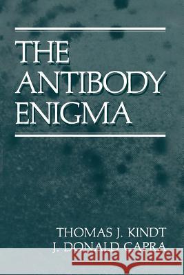 The Antibody Enigma Thomas Kindt 9781468446784 Springer