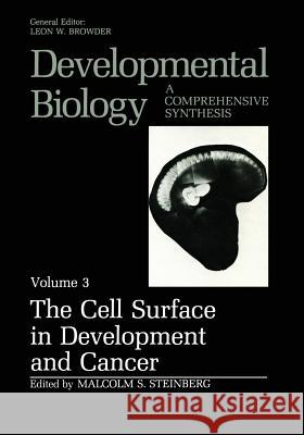 The Cell Surface in Development and Cancer  9781468450521 Springer