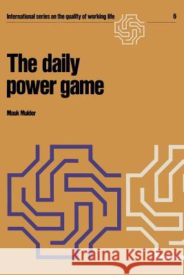 The Daily Power Game Mulder, M. 9781468469530 Springer