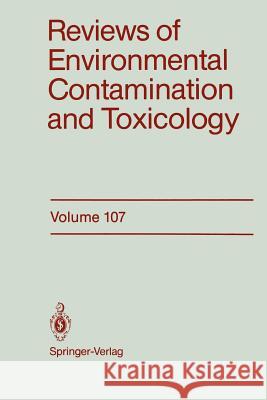 Reviews of Environmental Contamination and Toxicology: Continuation of Residue Reviews, United States Environmental Protection Agency Office of Drinki U S Environmental Protection Agency 9781468470857 Springer