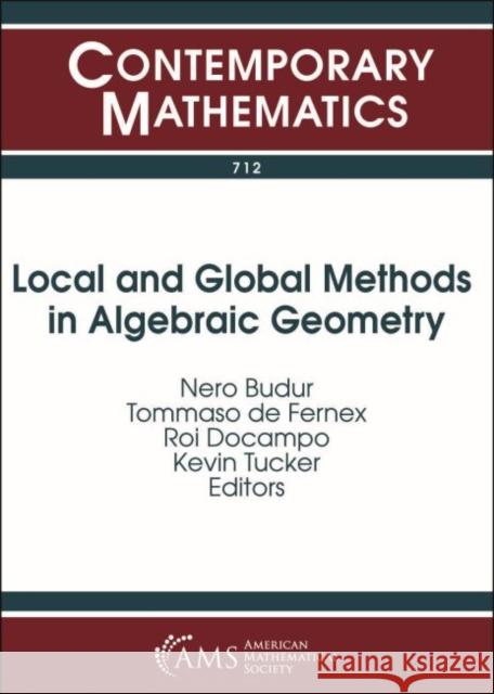 Local and Global Methods in Algebraic Geometry Nero Budur Tommaso de Fernex Roi Docampo 9781470434885 American Mathematical Society