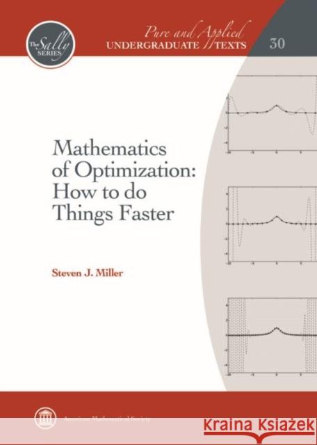 Mathematics of Optimization: How to do Things Faster Steven J. Miller   9781470441142 American Mathematical Society