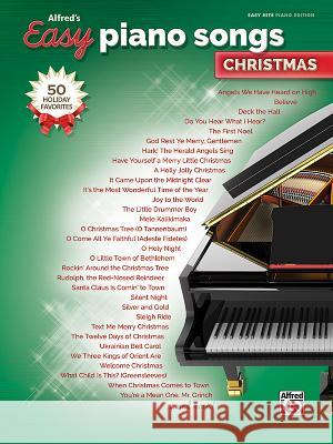 Alfred's Easy Piano Songs -- Christmas: 50 Christmas Favorites Alfred Music 9781470636159 Alfred Music