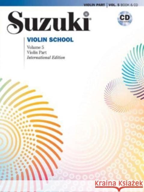 Suzuki Violin School, Volume 5: Violin Part, Book & CD Suzuki, Shinichi 9781470651657