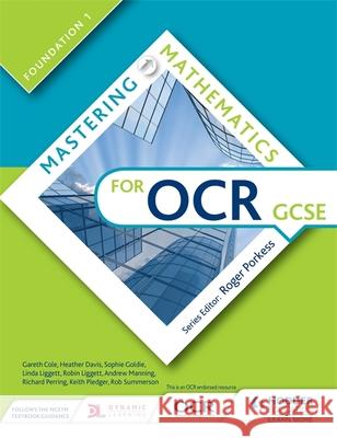 Mastering Mathematics for OCR GCSE: Foundation 1   9781471840012 Hodder Education