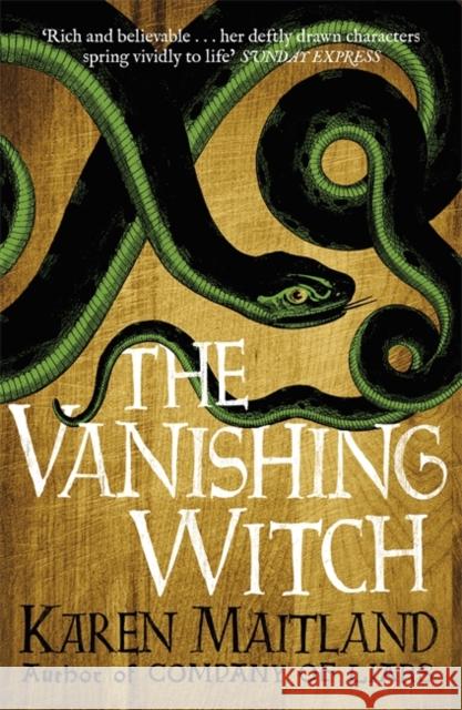 The Vanishing Witch: A dark historical tale of witchcraft and rebellion Karen Maitland 9781472215031 Headline Publishing Group