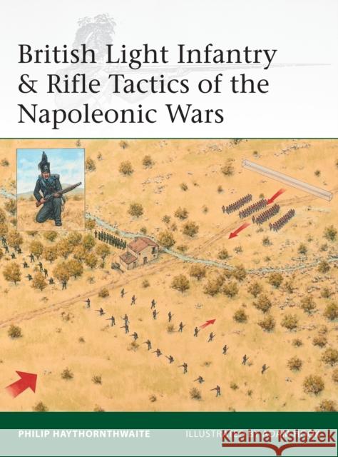 British Light Infantry & Rifle Tactics of the Napoleonic Wars Philip Haythornthwaite Adam Hook 9781472816061 Osprey Publishing (UK)