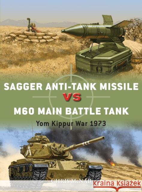 Sagger Anti-Tank Missile Vs M60 Main Battle Tank: Yom Kippur War 1973 Chris McNab Johnny Shumate Alan Gilliland 9781472825773 Osprey Publishing (UK)