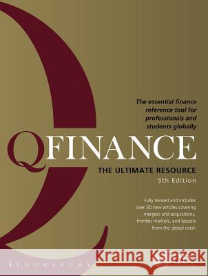 QFINANCE: The Ultimate Resource  9781472914019 Bloomsbury Information