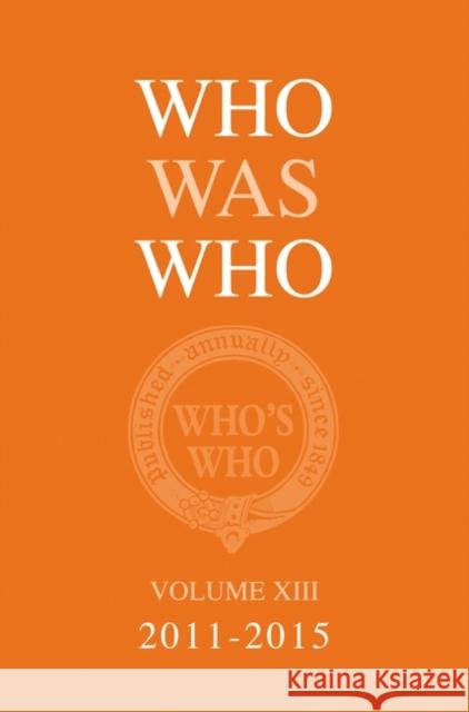 Who Was Who   9781472924322 Bloomsbury Academic