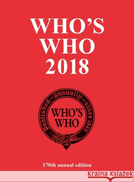 Who's Who 2018  9781472935014 Bloomsbury Publishing PLC