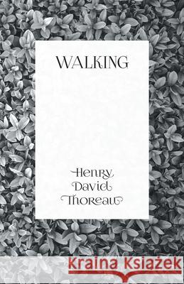 Walking Henry David Thoreau 9781473335592 Thousand Fields