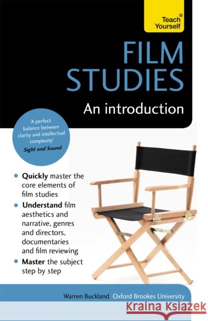 Film Studies: An Introduction: Teach Yourself Warren Buckland 9781473608795